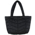 Wicked Sista Quilted Tote Bag Black