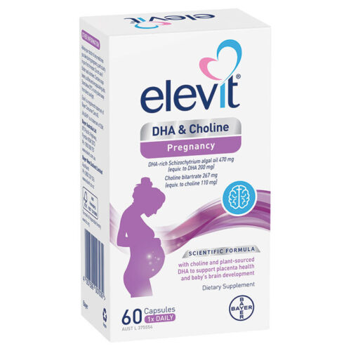 Elevit DHA & Choline Pregrancy 60 Capsules