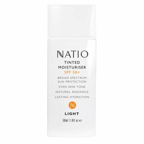 Natio Tinted Moisturiser Spf50 Light