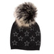 Gibson Essence Kids Sparkling Stars Beanie Black One Size