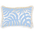 Escape to Paradise Cushion Cover Coastal Fringe Casa Palms Blue White 35CM X 50CM