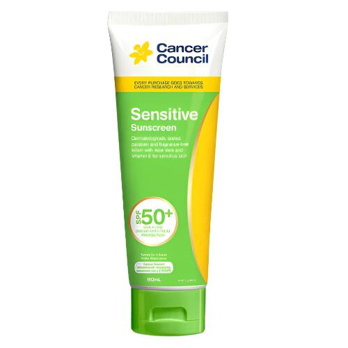 Cancer Council Sensitive Sunscreen SPF50+ 110mL