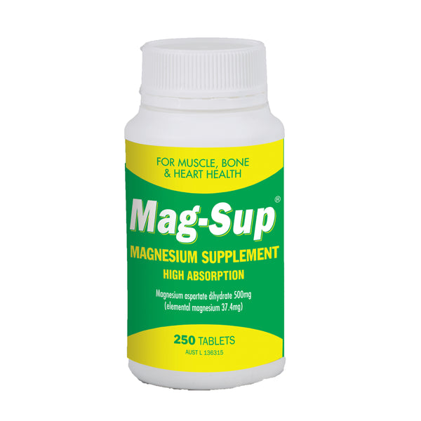 Mag-Sup Magnesium Supplement 250 Tablets