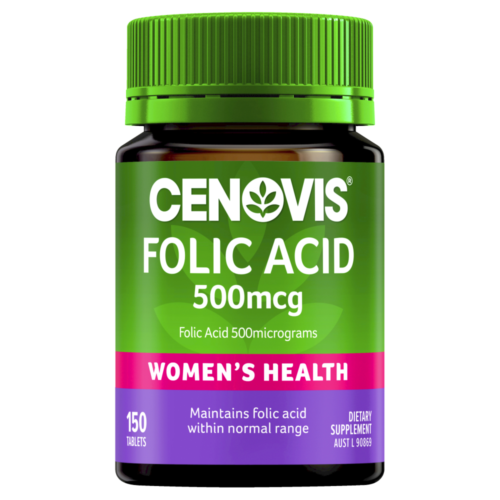 Cenovis Folic Acid 500mcg Tablets 150