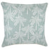 Escape to Paradise Cushion Cover With Piping Cabana Palms Seafoam 60CM X 60CM