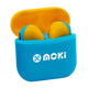 Mokipods Mini Tws E/phones For Kids Vol Ltd Blue/yellow
