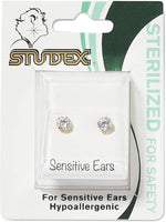 Studex Gold Plated Cubic Zirconia Earring Set 5MM
