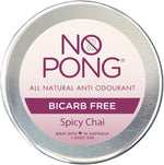 No Pong Spicy Chai Bicarb Free Natural Deodorant 35G