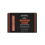 Barrel & Oak Exfoliating Soap Bar Bourbon Cedar 170G
