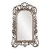Howard Elliott Collection Sherwood Hanging Accent Wall Mirror Ornate Arched Antique Silver 14 x 22 Inches