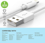 Sas Mobile 8 Pin Cable for Charge and Data Sync Iphone 1 Meter