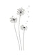 RoomMates Whimsical Dandelion Classic Peel and Stick Wall Decals