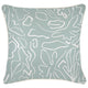 Escape to Paradise Cushion Cover With Piping Playa Seafoam 45CM X 45CM