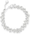 Equilibrium Bling Crystal Bar Bracelet Silver Plated 18CM