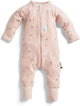 ErgoPouch Layers Long Sleeve Zip Growsuit and Hat Pale Pink Tree 0.2 TOG 0 to 3 Months