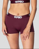 PSD Underwear Solids Burgundy Boy Short