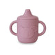Plum Silicone Sippy Cup Pink