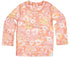 Toshi Swim Rashie Long Sleeve for Girls Tea Rose Floral Print UPF 50+