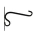 Takasho Blacksmith Square Wall Bracket Black 250mm