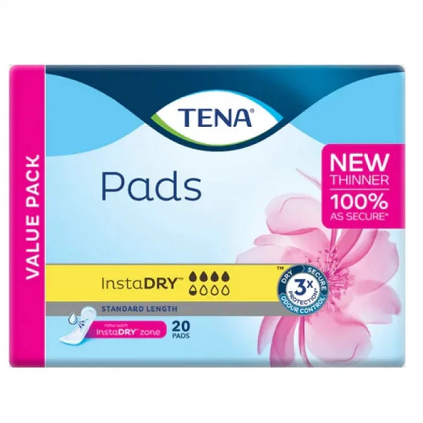 Tena Pads InstaDRY Standard 20 Pack