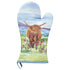 Artist Highland Cow Oven Glove