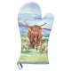 Artist Highland Cow Oven Glove