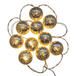 Arlec Battery Operated Clear Ball String Lights 10 Piece