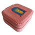 Escape to Paradise Small Corduroy Jewellery Box Pink Pineapple