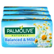 Palmolive Naturals Balanced & Mild With Chamomile Soap 4 Pack