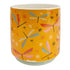Urban Ceramic Planter Dragonfly Yellow 13CM