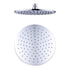 Nero Round Shower Head Chrome 250mm