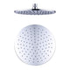 Nero Round Shower Head Chrome 250mm