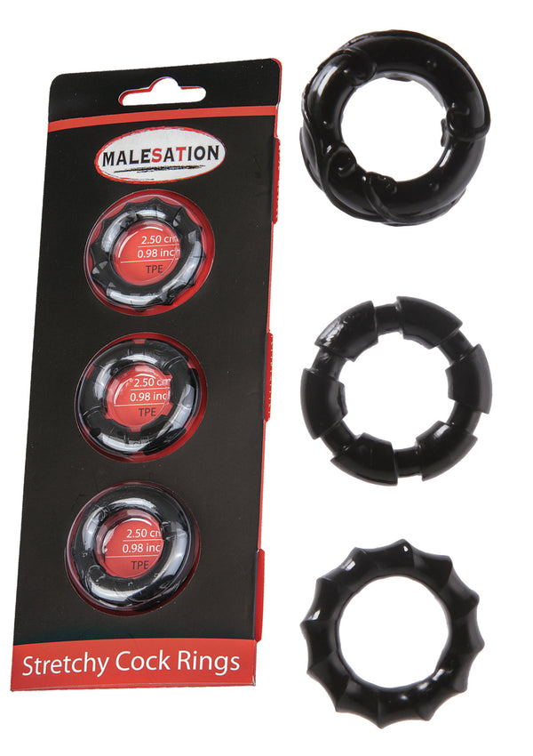 MALESATION Stretchy Cock Rings