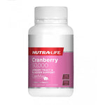 Nutra Life Cranberry 50000 for Urinary Tract Health Support 100 Capsules