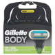 Gillette Body Razors Blades 4 Cartridges
