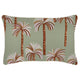 Escape to Paradise Cushion Cover With Piping Oasis Sage 35CM X 50CM