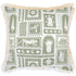 Escape to Paradise Cushion Cover Coastal Fringe Naxos Sage 60CM X 60CM
