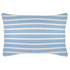 Escape to Paradise Cushion Cover-With Piping Hampton Stripe Pale Blue 35CM x 50CM