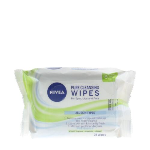 Nivea Daily Essentials Fragrance Free Wipes (25 Wipes)