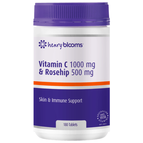 Henry Blooms Vitamin C 1000 and Rosehip 500 180 tab