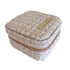 Escape to Paradise Small Tweed Jewellery Box Pale Pink