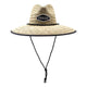 Tradie Straw Hat Black One Size