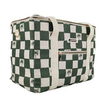 Escape to Paradise Cooler Bag-Large Check Palm Kale