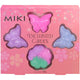 Miki Enchanted Garden Bath Bomb Set with 3 Flower Shaped Fizzers 150G