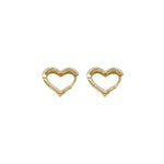 Sensation Kids Heart Huggie GP Earrings