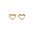 Sensation Kids Heart Huggie GP Earrings