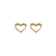 Sensation Kids Heart Huggie GP Earrings