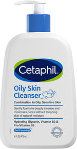 Cetaphil Oily Skin Cleanser For Combination To Oily Sensitive Skin 473ML
