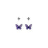 Sensation Kids Butterfly And Crystal Stud Earring Set