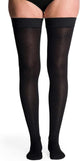 Sigvaris Essential Cotton Womens Compression Stockings Class 2 Closed Toe Black Extra Large Short